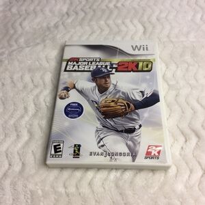 2K Sports MLB 2K10 Baseball Video Game Nintendo Wii Clean Disc Tested w/Manual